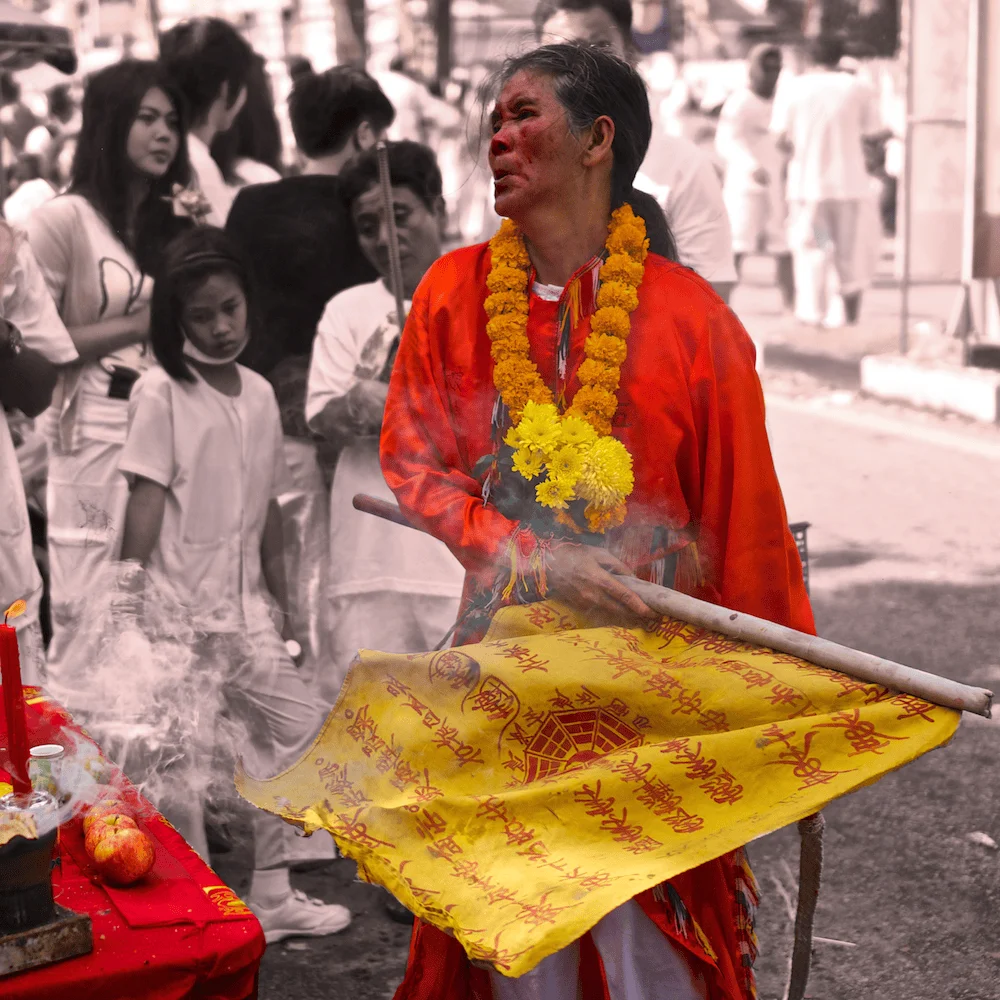 A festival moment in Phuket